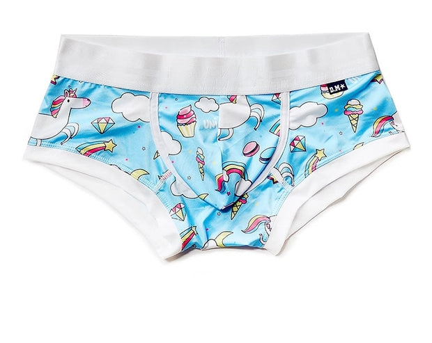 Low Waist Cartoon Fruit Banana Peach Boxers