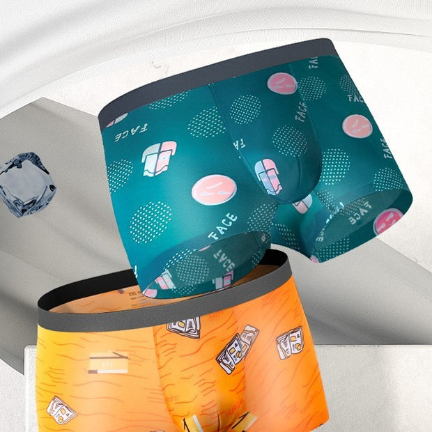 Men's Lightweight Printed Breathable Boxers